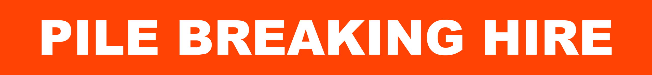 Pile Breaking Hire UK and Ireland